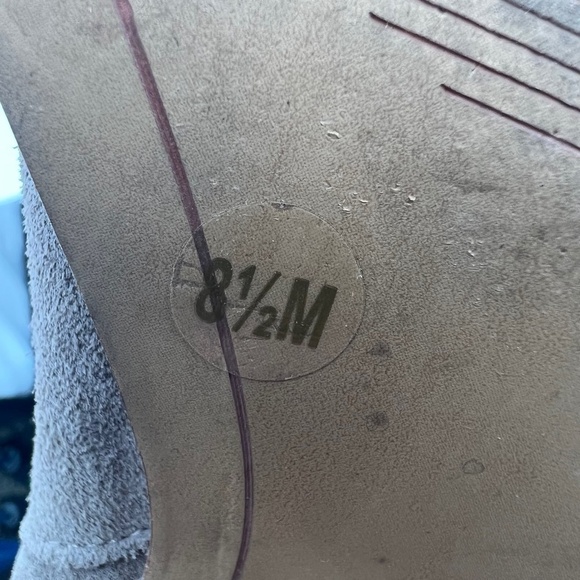 INC International Concepts Gray Suede Fainn Ankle Boots Size 8 1/2 Women’s - Picture 2 of 10